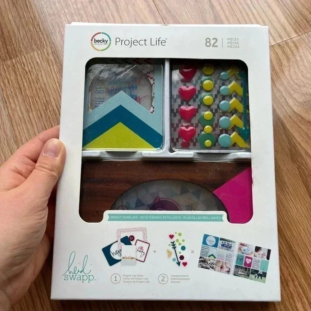 Becky Higgins Card Making Kit NEW Craft Bright Overlays Project Life